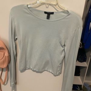 Forever21 long sleeve crop 💜